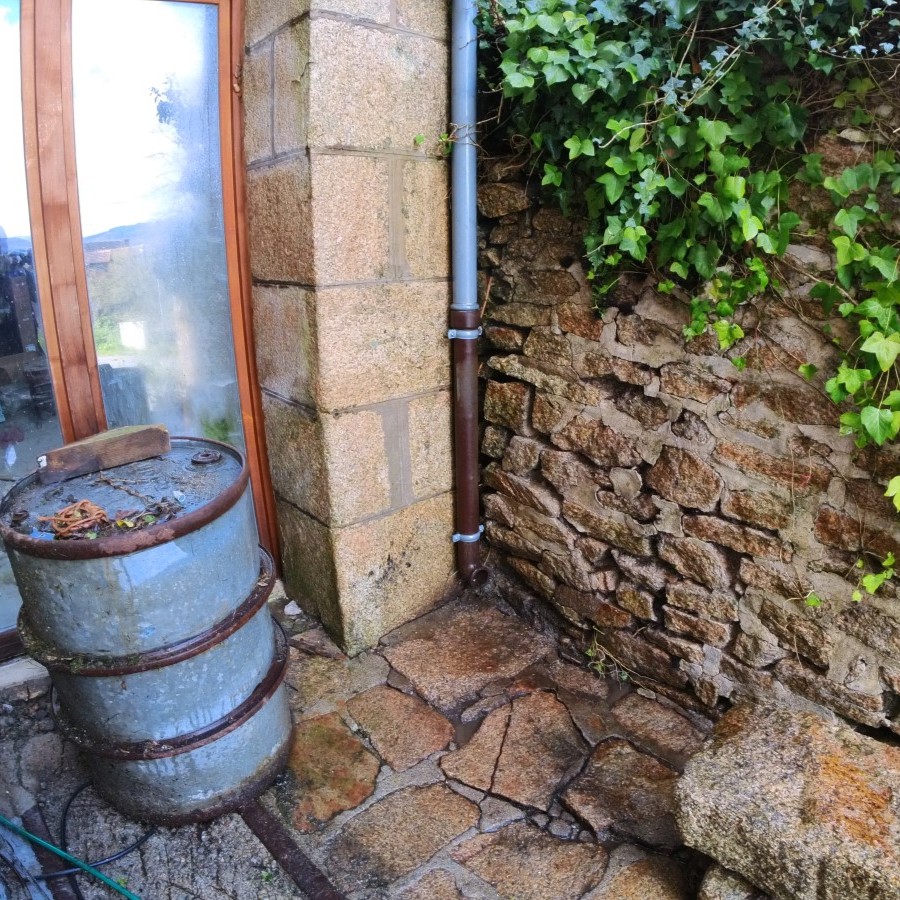 after pressure washing
